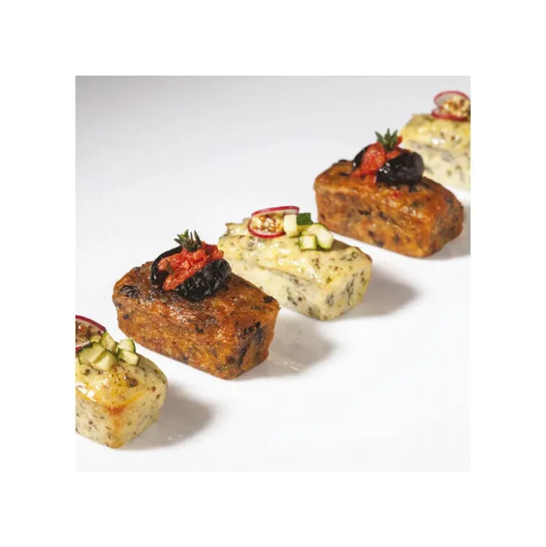 Flexipan 60x40 plaque de 56 mini-cakes droits bouchée 5x2.5 cm
