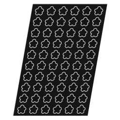 Flexipan 60x40 plaque de 60 mini-charlottes 3.5x1.5 cm