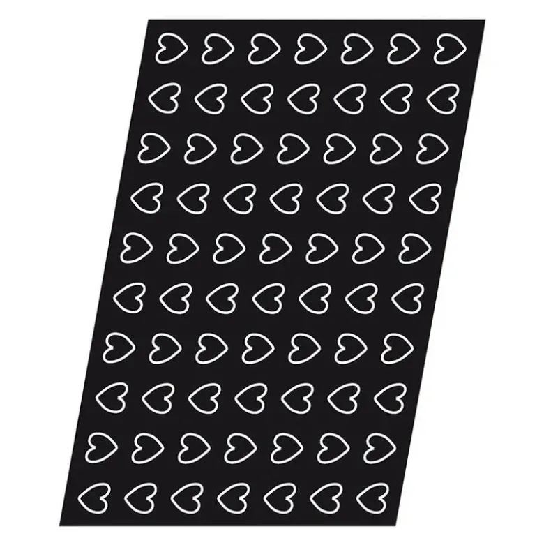 Flexipan 60x40 plaque de 70 mini-coeurs 4.1x3.8 cm