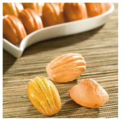Flexipan 60x40 plaque de 56 mini-madeleines 5.2x3.5 cm