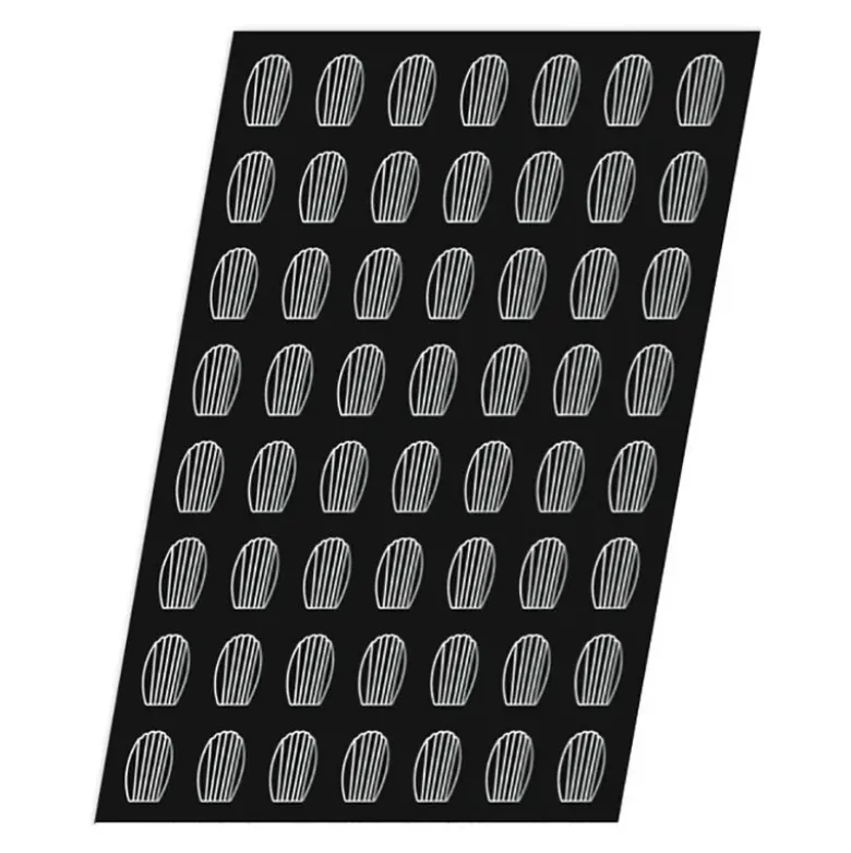 Flexipan 60x40 plaque de 56 mini-madeleines 5.2x3.5 cm