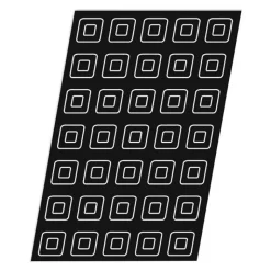 Flexipan 60x40 plaque de 60 mini-savarins 3.7x3.7 cm