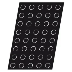 Flexipan 60x40 plaque de 40 octogones 4 cm