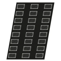 Flexipan 60x40 plaque de 24 ondines 7,9x4,9x2,9 cm