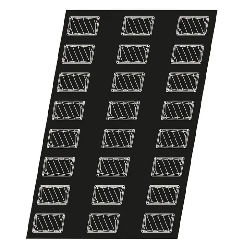 Flexipan 60x40 plaque de 24 ondines 7,9x4,9x2,9 cm