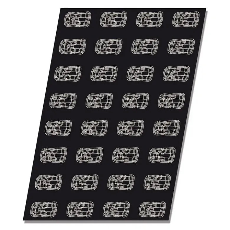 Flexipan 60x40 plaque de 32 oursons 6.6x3.7x1.8 cm