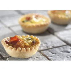 Flexipan 60x40 plaque de 48 quichettes tartelettes unies 4.8 cm