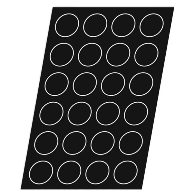 Flexipan 60x40 plaque de 24 tartelettes évasées 7.7 cm
