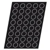 Flexipan 60x40 plaque de 40 tartelettes creuses évasées 5.8 cm