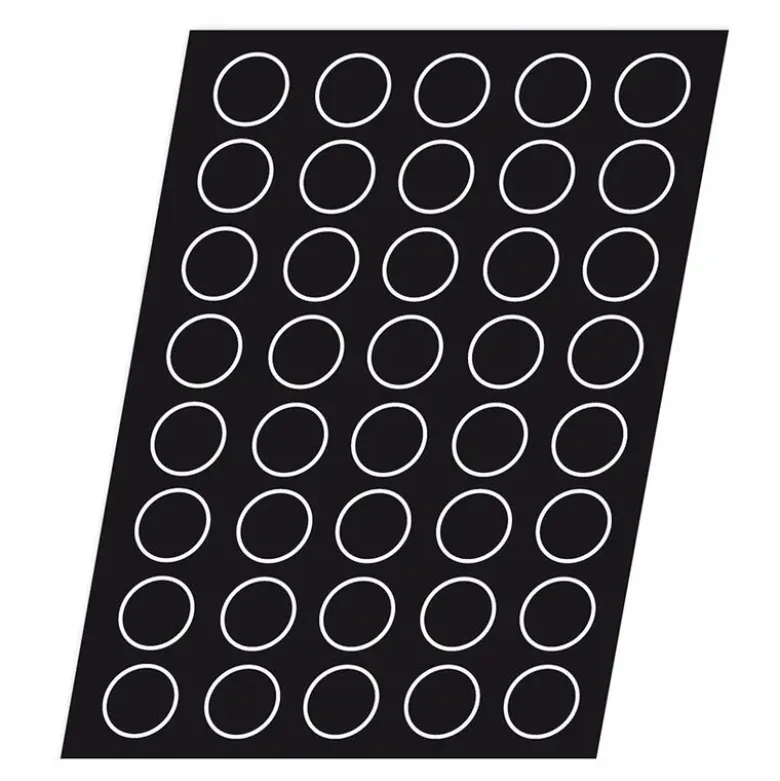 Flexipan 60x40 plaque de 40 tartelettes creuses évasées 5.8 cm