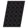 Flexipan 60x40 plaque de 24 tartelettes carrées cannelées 7.8 cm