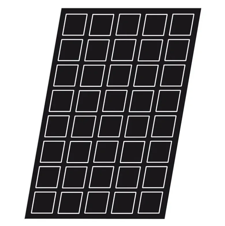Flexipan 60x40 plaque de 40 tartelettes carrées 6 cm