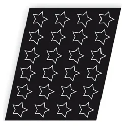 Flexipan 60x40 plaque de 24 étoiles 8 cm
