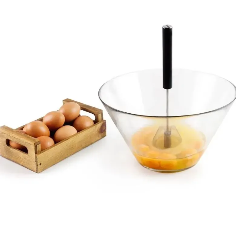 Fouet à émulsion semi automatique inox - 25 cm