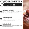 3 fourchettes à tremper