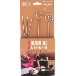 3 fourchettes à tremper