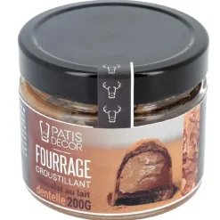 Fourrage croustillant chocolat au lait et crêpes dentelles - 200g