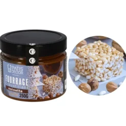 Fourrage croustillant noisette et riz soufflé - 250g