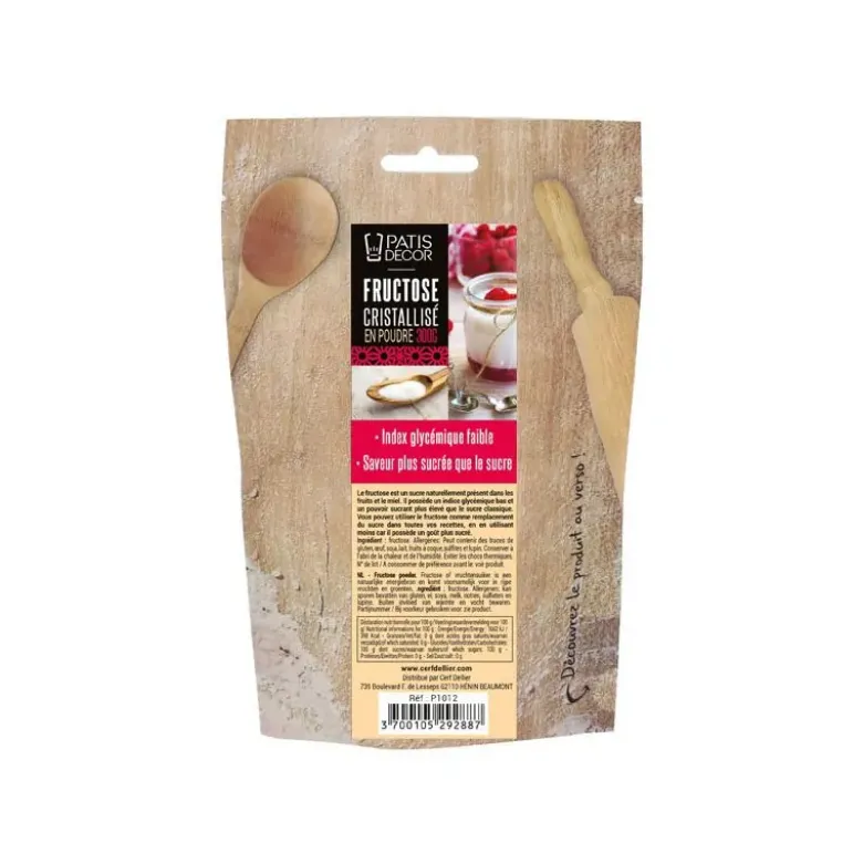 Fructose cristallisé en poudre 300 g