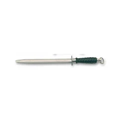 fusil à aiguiser de boucher mèche ovale taillage fin 30 cm