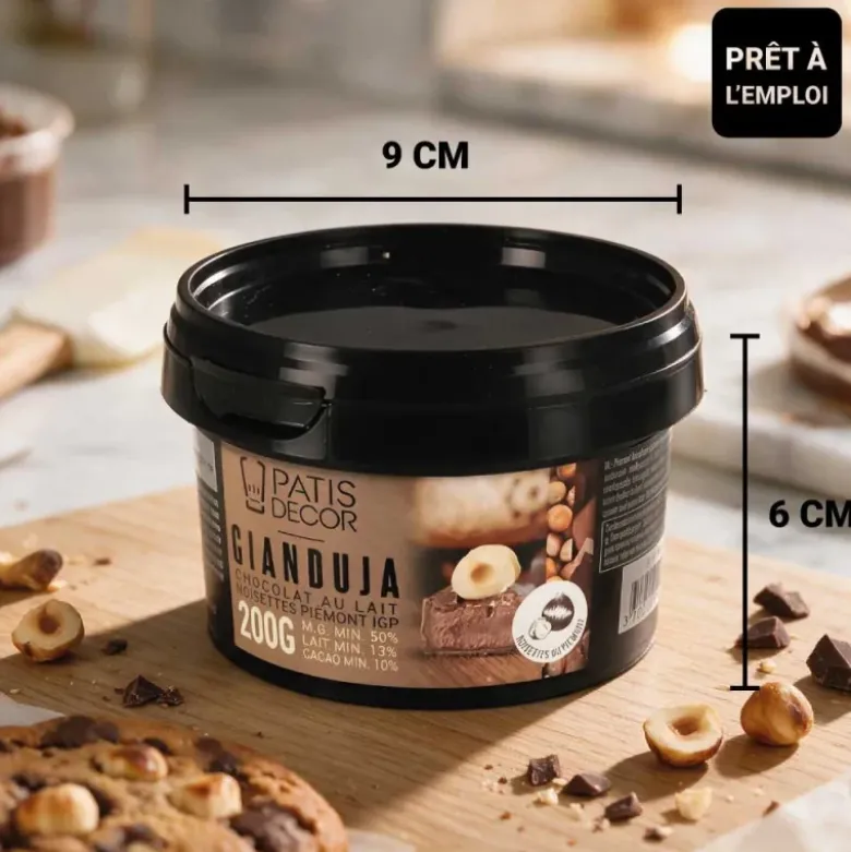 Gianduja aux noisettes Piémont IGP - 200g - DDM 12/26