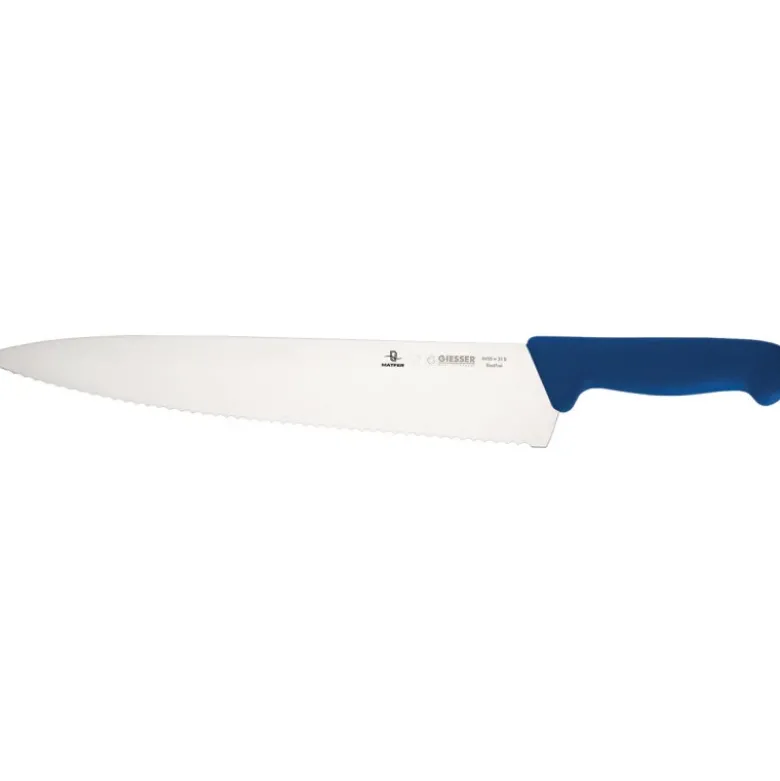 Giesser couteau poissonnier inox denté 33 cm