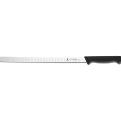 Giesser couteau à saumon alvéolé manche noir 31cm