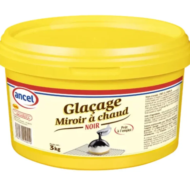 Glaçage miroir à chaud Noir - 3 kg