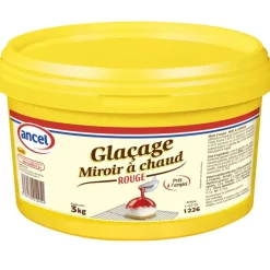 Glaçage miroir à chaud Rouge - 3 kg