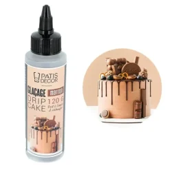 Glaçage pour drip cake marron 120 g - DDM 08/26
