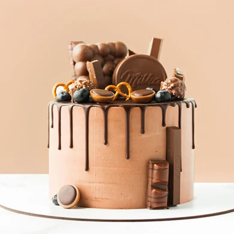 Glaçage pour drip cake marron 120 g - DDM 08/26