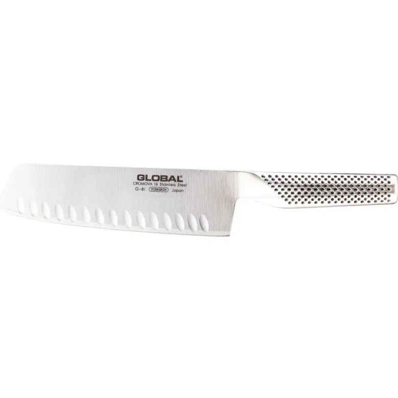 Global série G couperet à légumes G81 alvéolé 18 cm