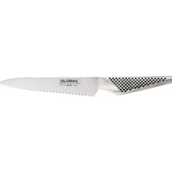 Global série GS couteau lame crantée GS14 15 cm