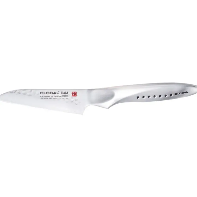 Global série Saï couteau d'office lame droite SAI-S03R 9 cm