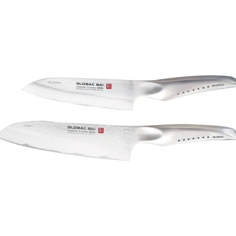 Global série Saï couteau santoku SAI-M03 13.5 cm
