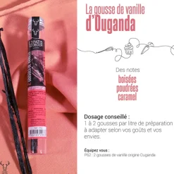 Gousse de Vanille Ouganda (x2)