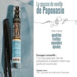Gousse de vanille Papouasie-Nouvelle Guinée (x2)