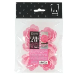 Grandes roses roses en azyme (x 6)