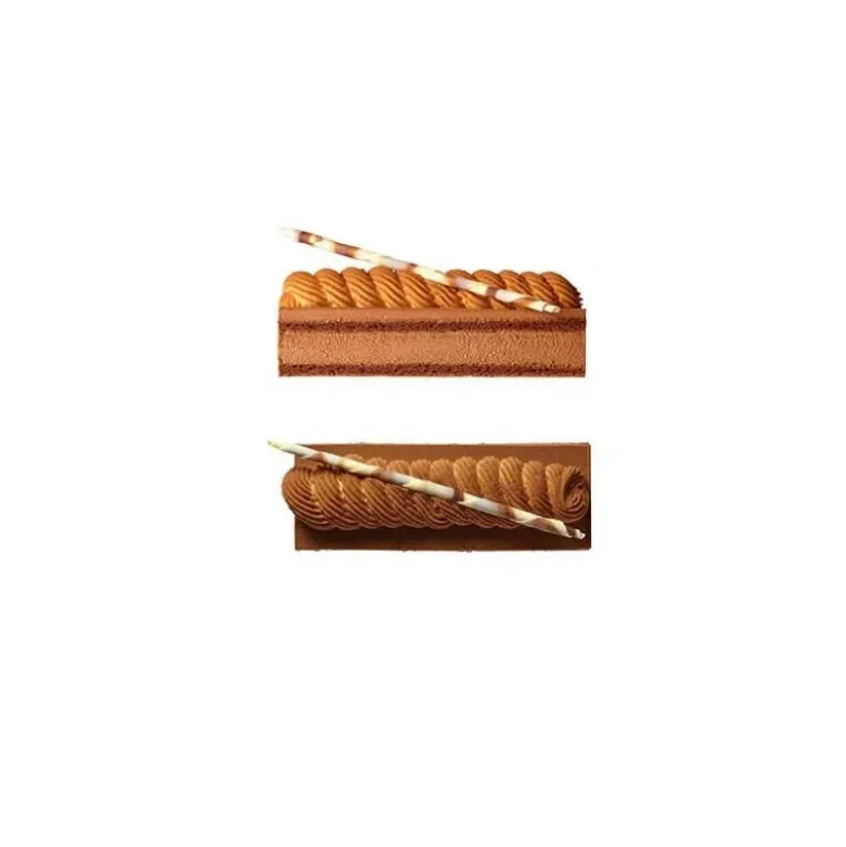 Grands bâtons de chocolat marbré Mona Lisa (± 115)