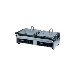 Grill double Easy Clean plaques striées