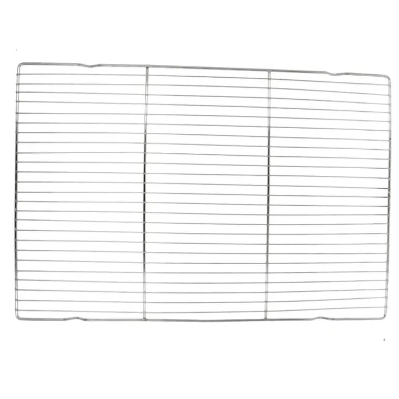 Grille de cuisson en inox à pied - 60 x 40 cm