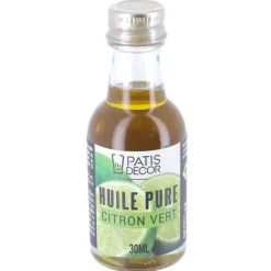 Huile pure de citron vert - 30 ml - DDM 03/26