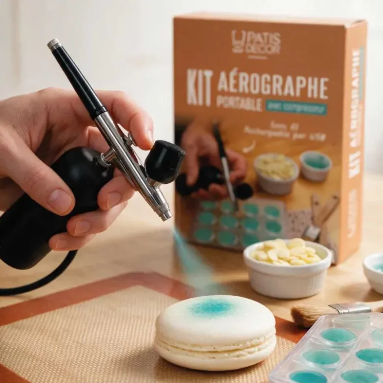 Kit aérographe portable avec compresseur