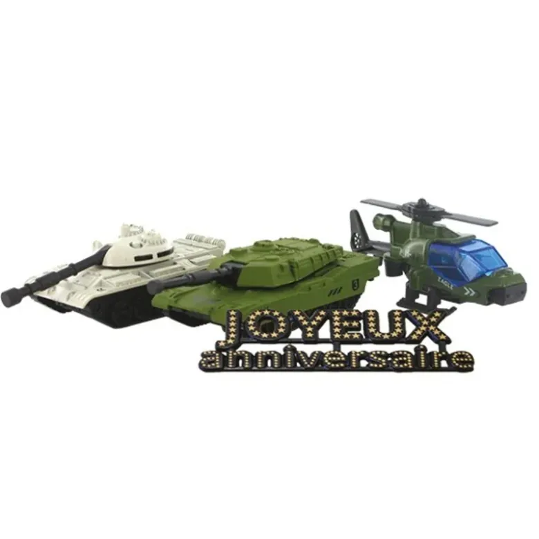 Kit Décor Gâteau Armée