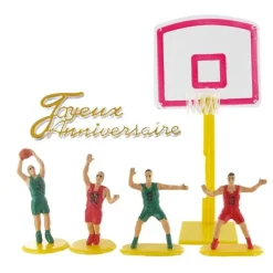 Kit décor gâteau Basket Ball