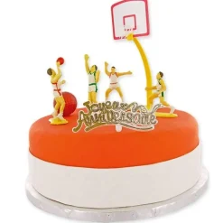 Kit décor gâteau Basket Ball