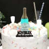 Kit décor Gâteau Bouteille de champagne