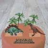 Kit décor gâteau Dinosaures