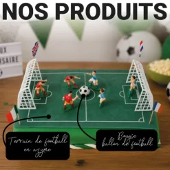 Kit décor gâteau football
