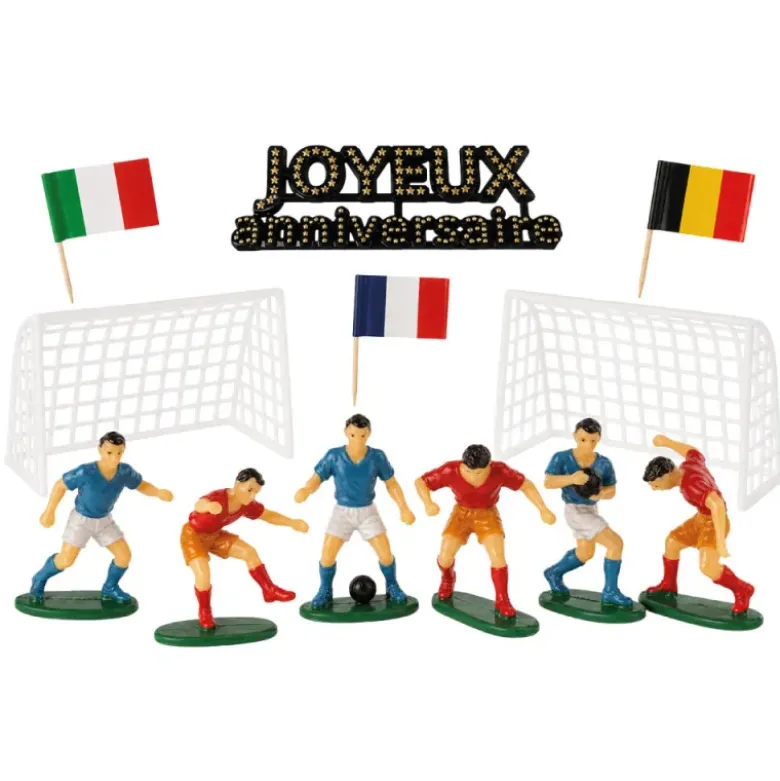 Kit décor gâteau football